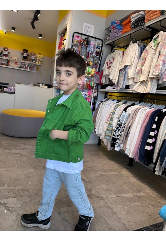 Erkek Çocuk Cause Ceket Yeşil 4/8 Yaş