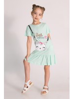 Penye Hello Elbise Mint