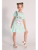 Penye Hello Elbise Mint