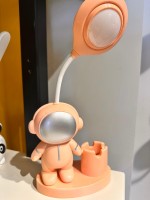 Masa Lambası Astronot2 Pembe