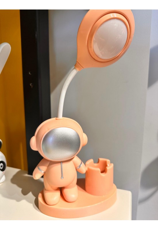 Masa Lambası Astronot2 Pembe