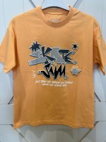 Grafiti Desenli Tshirt Kavuniçi