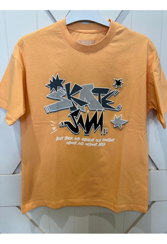 Grafiti Desenli Tshirt Kavuniçi