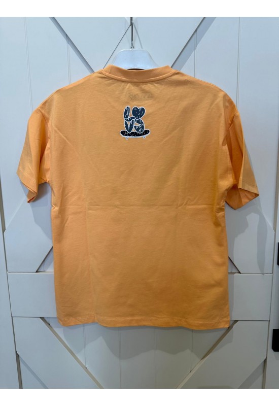 Grafiti Desenli Tshirt Kavuniçi