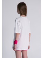 Kuromi Hello Kitty Tshirt Krem