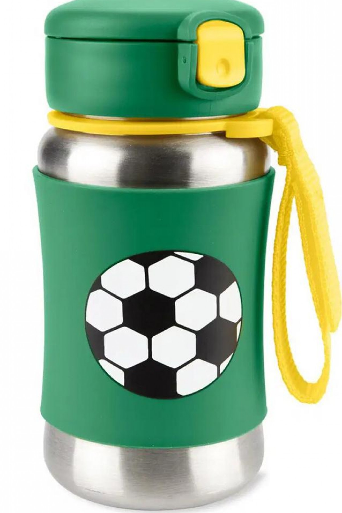 Paslanmaz Çelik Pipetli Suluk Futbol