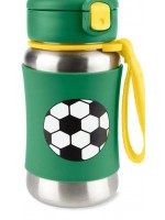Paslanmaz Çelik Pipetli Suluk Futbol