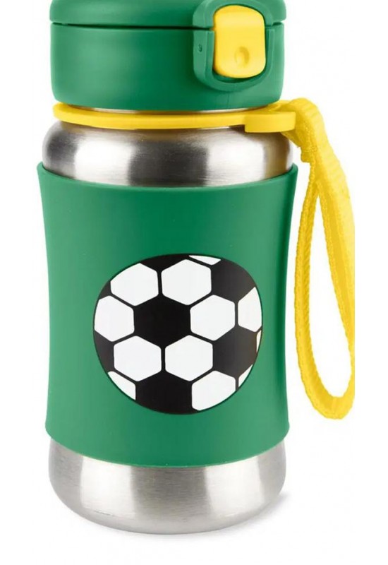 Paslanmaz Çelik Pipetli Suluk Futbol
