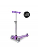 Scooter Micro Mini Deluxe 3 Tekerlekli Fairy Glitter Led Mor