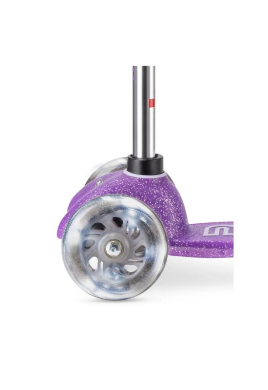 Scooter Micro Mini Deluxe 3 Tekerlekli Fairy Glitter Led Mor