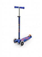 Scooter Maxi Micro Deluxe LED Blue MMD067