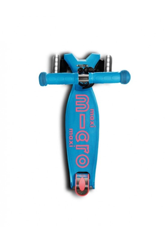 Scooter Micro Maxi Deluxe LED Aqua