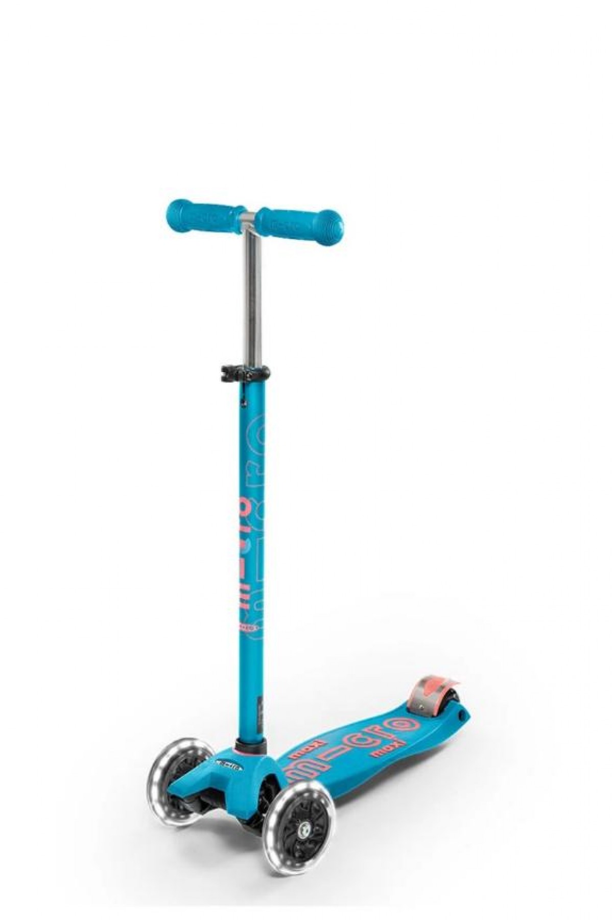 Scooter Micro Maxi Deluxe LED Aqua