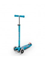 Scooter Micro Maxi Deluxe LED Aqua