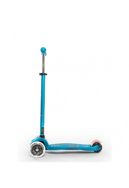 Scooter Micro Maxi Deluxe LED Aqua