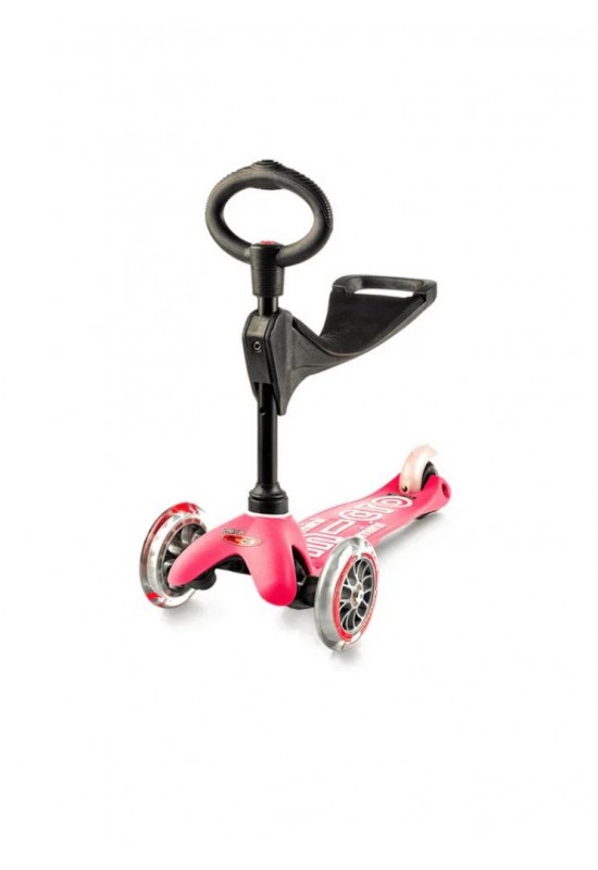 Scooter Micro Mini 3in1 Deluxe 3 Tekerlekli Pink