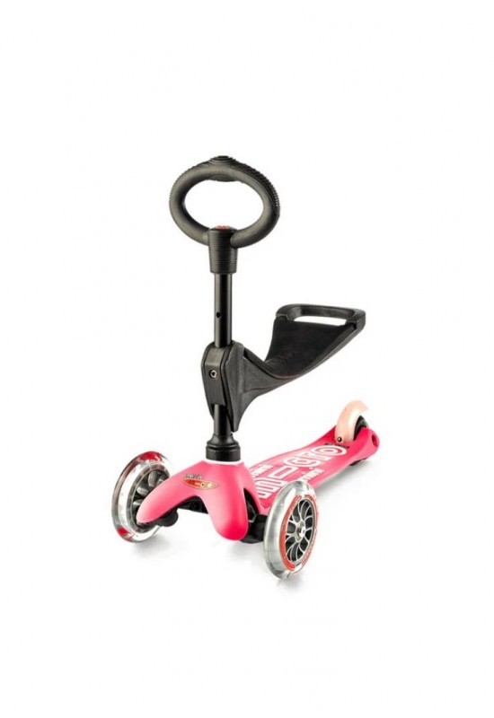 Scooter Micro Mini 3in1 Deluxe 3 Tekerlekli Pink