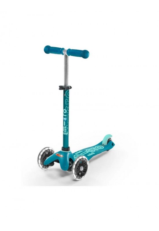 Scooter Mini Deluxe LED Aqua