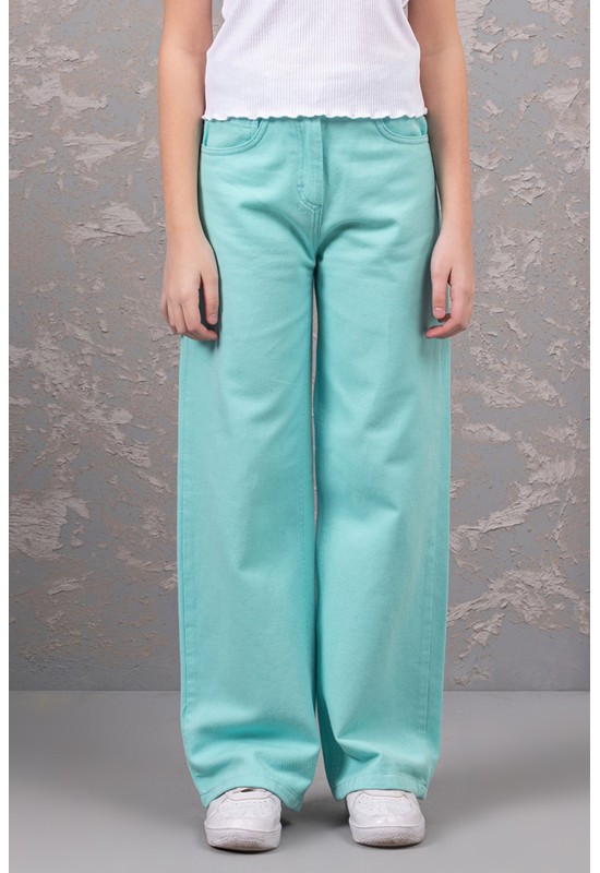 Kız Gabardin Pantolon M 0187 Mint