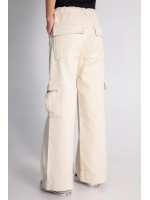 Kargo Cepli Gabardin Pantolon 9724 Bej