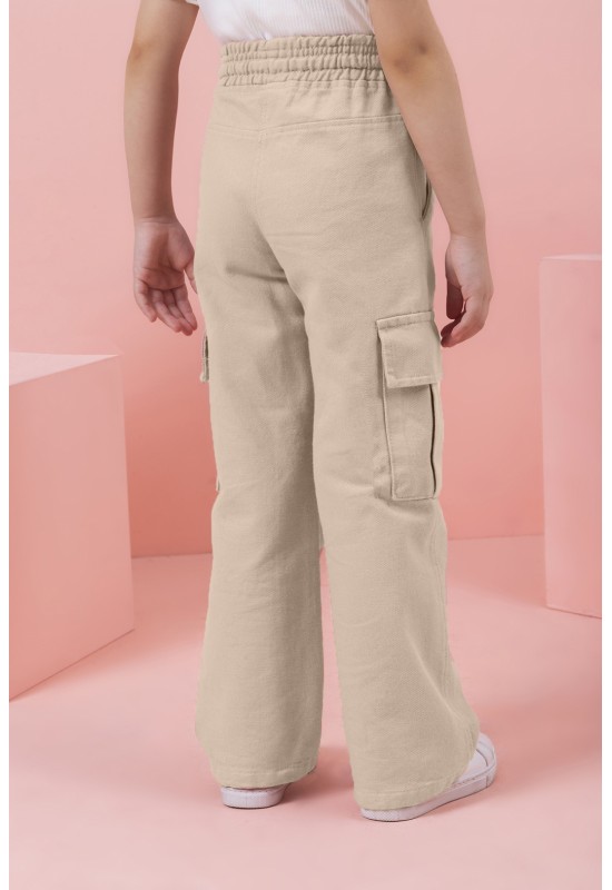 Kız Gabardin Pantolon 0206 Bej