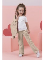 Kız Gabardin Pantolon 0206 Bej