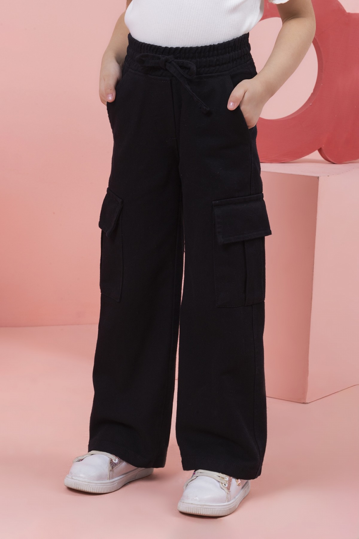Kız Gabardin Pantolon 0206 Siyah