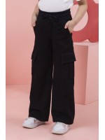 Kız Gabardin Pantolon 0206 Siyah