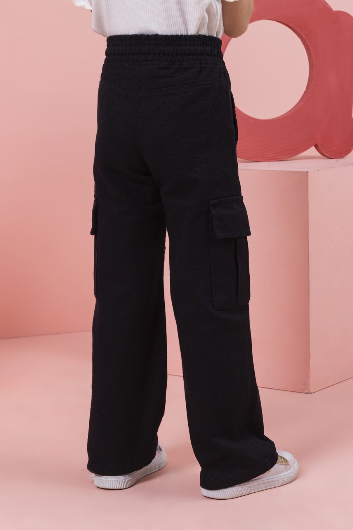 Kız Gabardin Pantolon 0206 Siyah