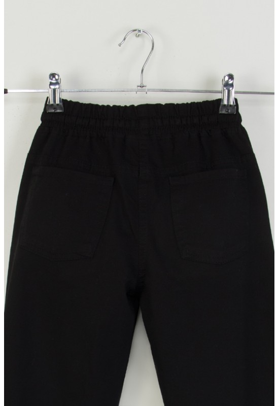 Erkek Gabardin/Okul Pantolon M 5690 Siyah