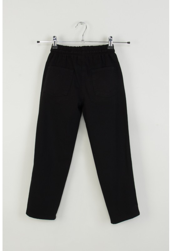 Erkek Gabardin/Okul Pantolon M 5690 Siyah