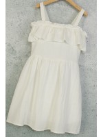 Kız Çocuk Bohem Elbise M0592 Ecru
