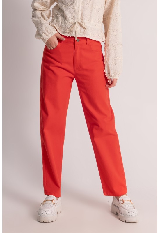 Kız Gabardin Pantolon M 0499 Kırmızı