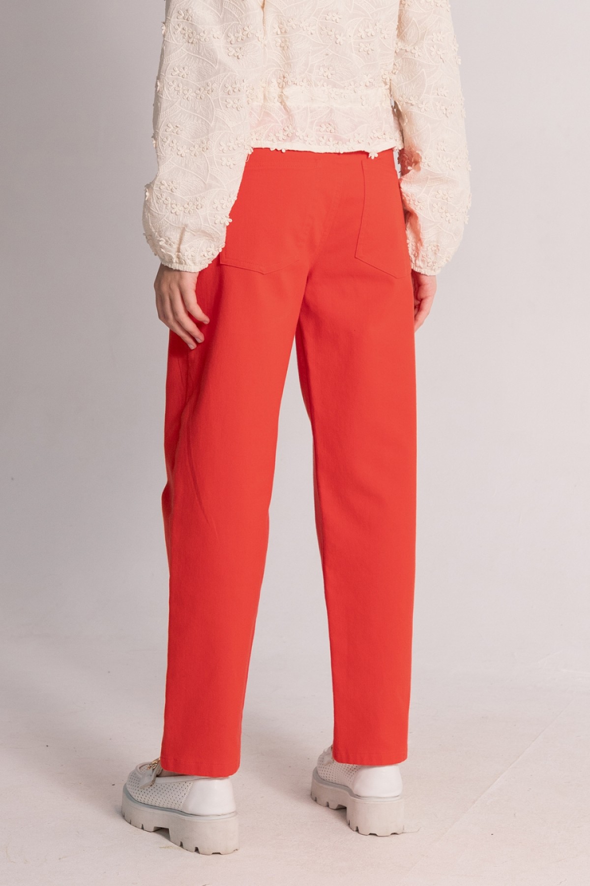 Kız Gabardin Pantolon M 0499 Kırmızı