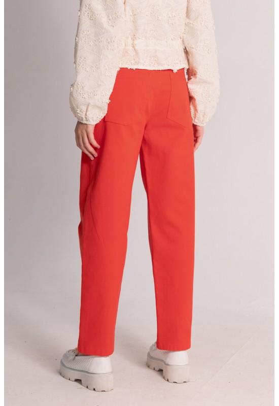 Kız Gabardin Pantolon M 0499 Kırmızı