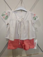 Kız Bebek Nakışlı Alt Üst Tkm Pembe