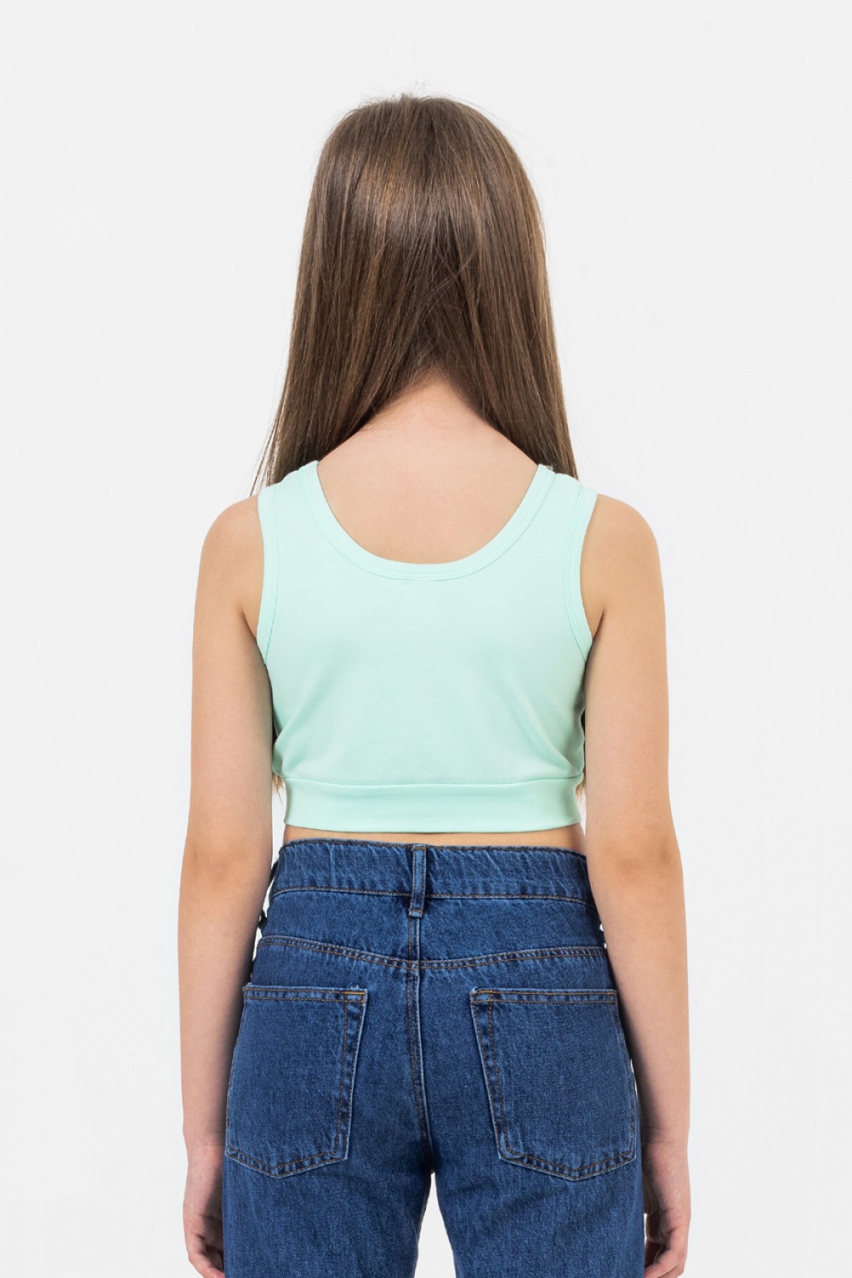 Kız Çocuk Kısa Crop M2701 Mint
