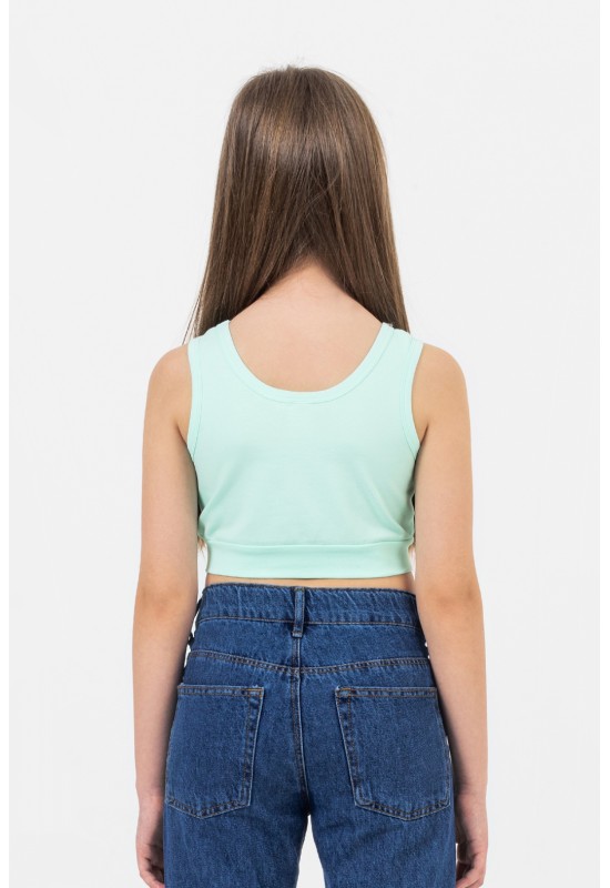Kız Çocuk Kısa Crop M2701 Mint